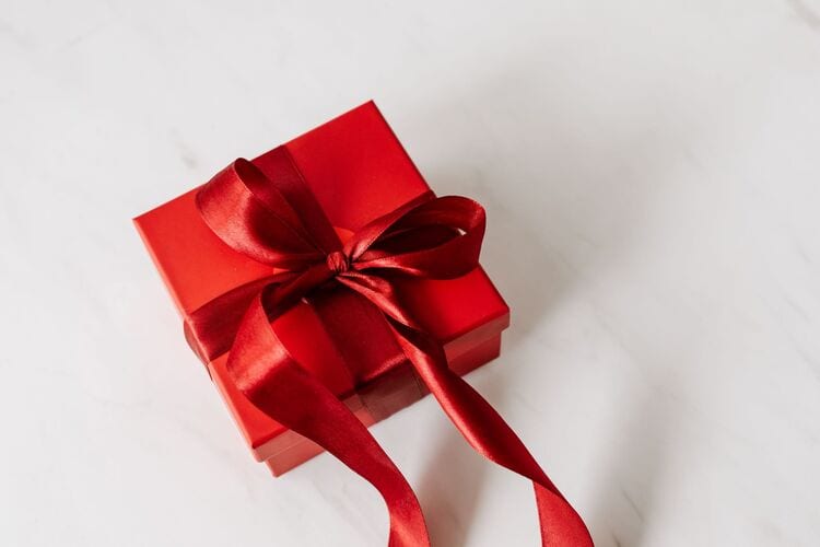 Red Gift Present Period